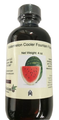 OliveNation Watermelon Cooler Flavor Fountain - Gluten, Sugar, Calorie and Alcohol Free - Perfect for Smoothies and Shak