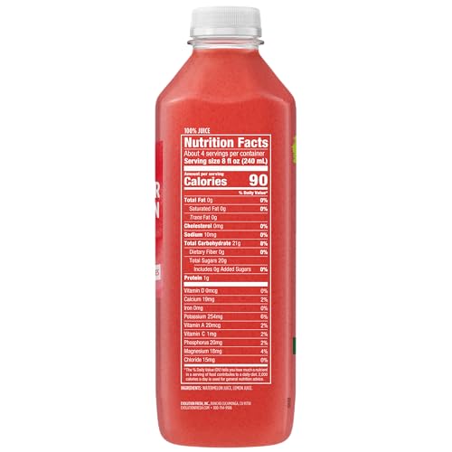 Evolution Fresh® Mighty Watermelon Cold-Pressed Vegetable & Fruit Juice Blend for Active Adults on the Go
| Evolution F
